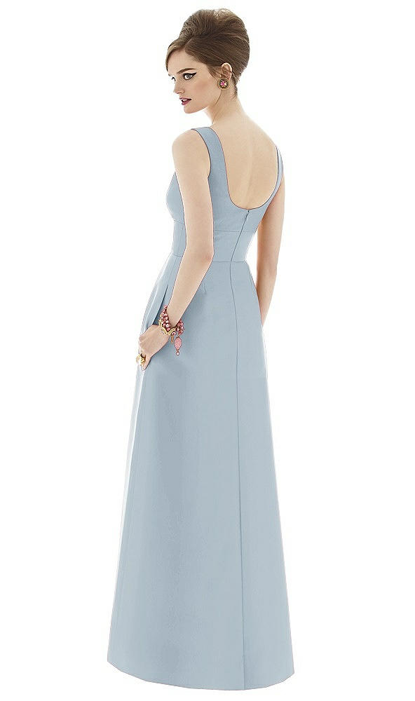 Back View - Mist Alfred Sung Bridesmaid Dress D659
