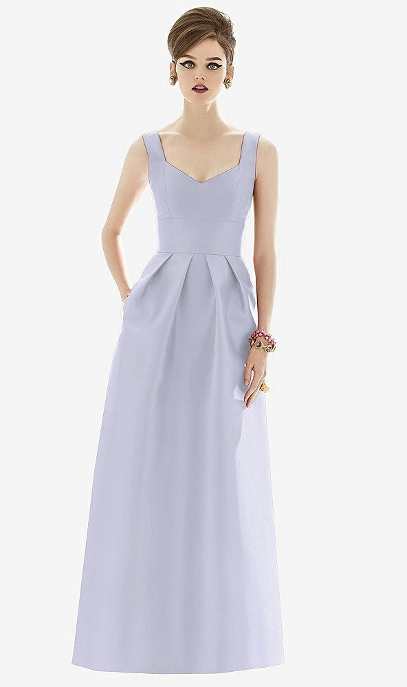 Front View - Silver Dove Alfred Sung Bridesmaid Dress D659
