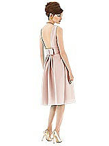 Rear View Thumbnail - Blush Alfred Sung Open Back Cocktail Dress D660