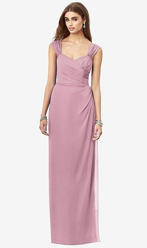 Front View - Dusty Pink After Six Bridesmaid Dress 6693