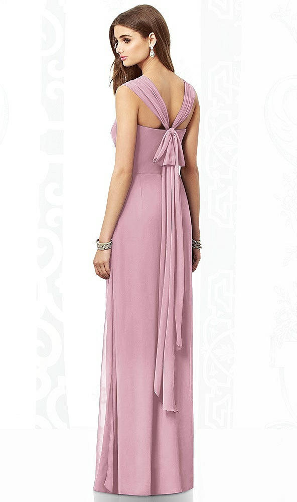 Back View - Dusty Pink After Six Bridesmaid Dress 6693