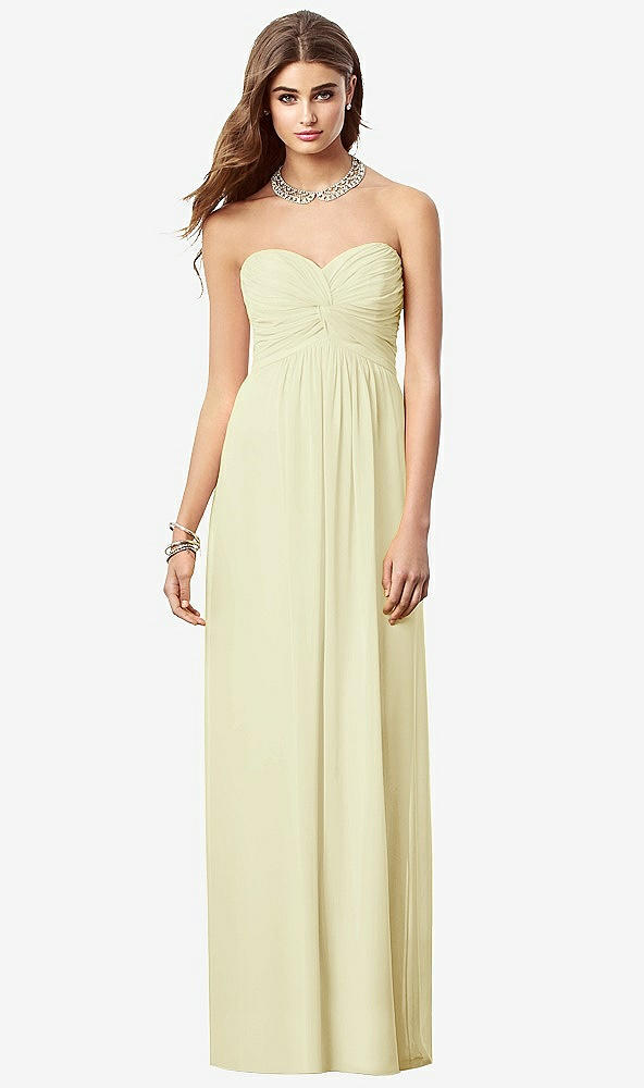 Front View - Butter Yellow After Six Style 6694