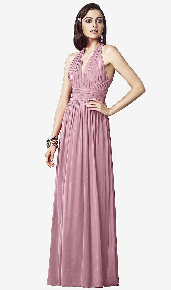 Front View - Dusty Pink Dessy Collection Style 2908