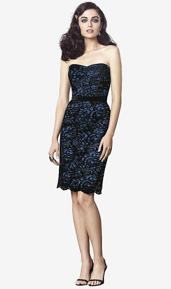 Front View - Lapis & Black Dessy Collection Style 2911