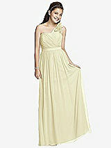 Front View Thumbnail - Butter Yellow Junior Bridesmaid Dress JR526