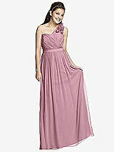 Front View Thumbnail - Dusty Pink Junior Bridesmaid Dress JR526