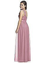 Rear View Thumbnail - Dusty Pink Junior Bridesmaid Dress JR526