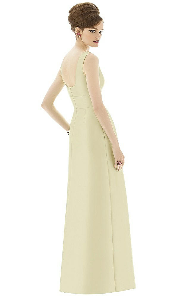 Back View - Butter Yellow Alfred Sung Style D655