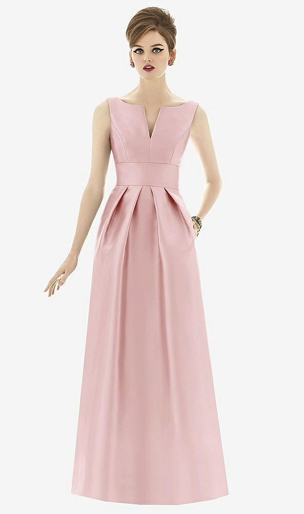 Front View - Ballet Pink Alfred Sung Style D655