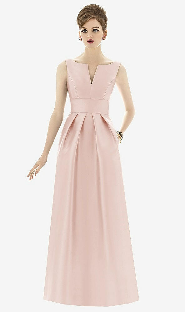 Front View - Blush Alfred Sung Style D655