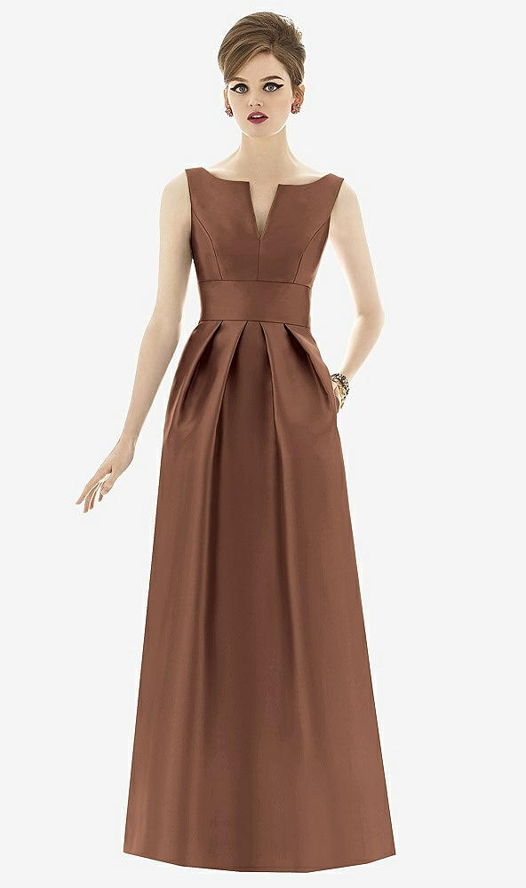 Front View - Cognac Alfred Sung Style D655