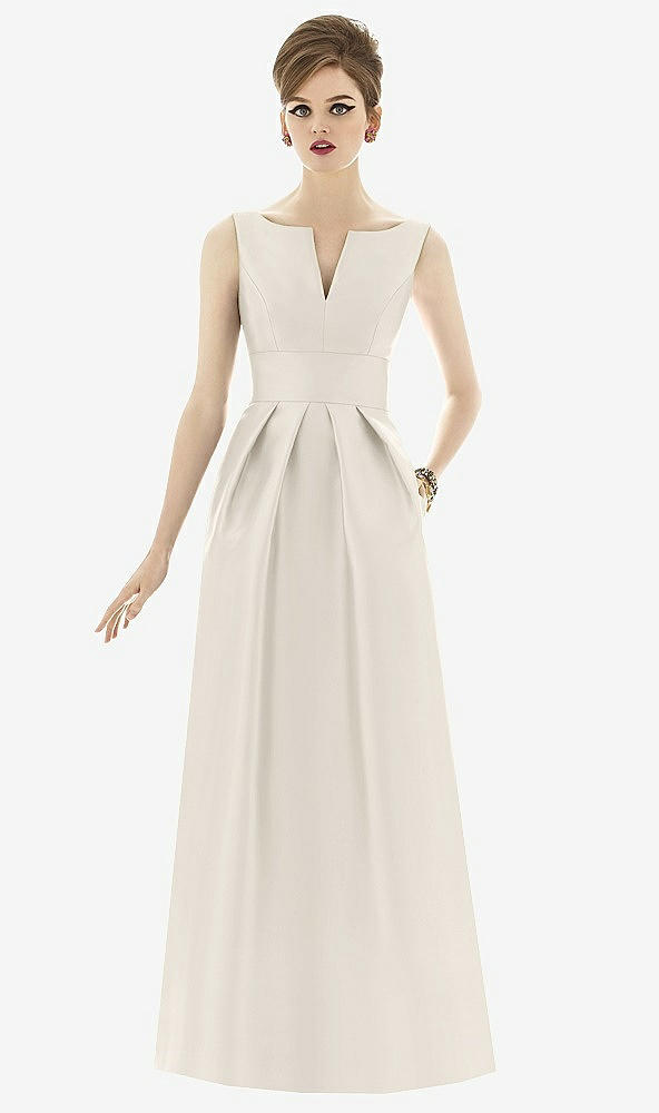 Front View - Ivory Alfred Sung Style D655