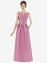 Front View Thumbnail - Powder Pink Alfred Sung Style D655