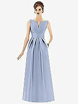 Front View Thumbnail - Sky Blue Alfred Sung Style D655
