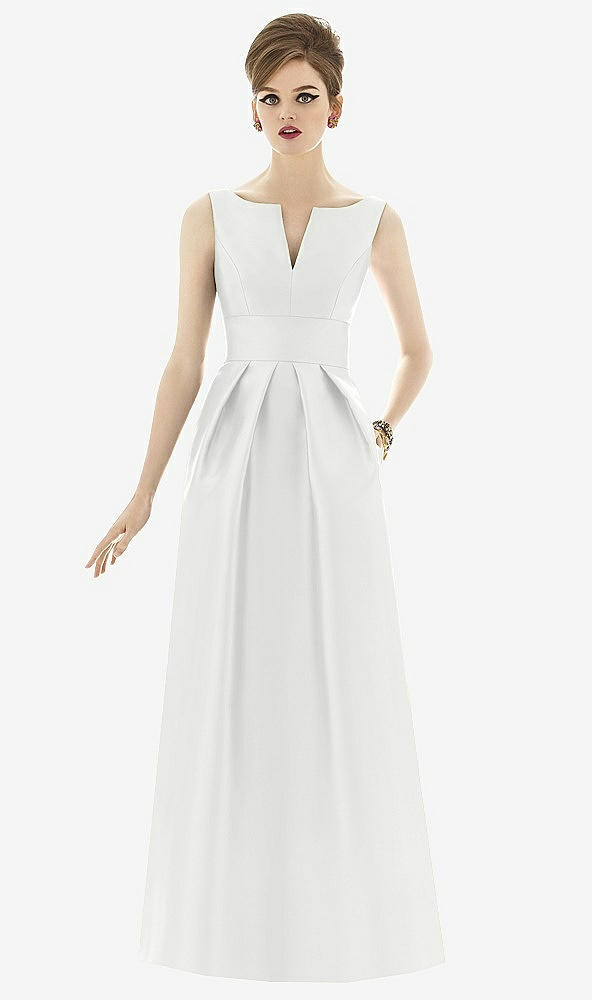 Front View - White Alfred Sung Style D655