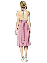 Alt View 4 Thumbnail - Sea Pink Twist Wrap Convertible Cocktail Dress