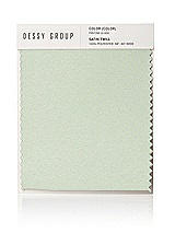 Front View Thumbnail - Mint Green Satin Twill Swatch