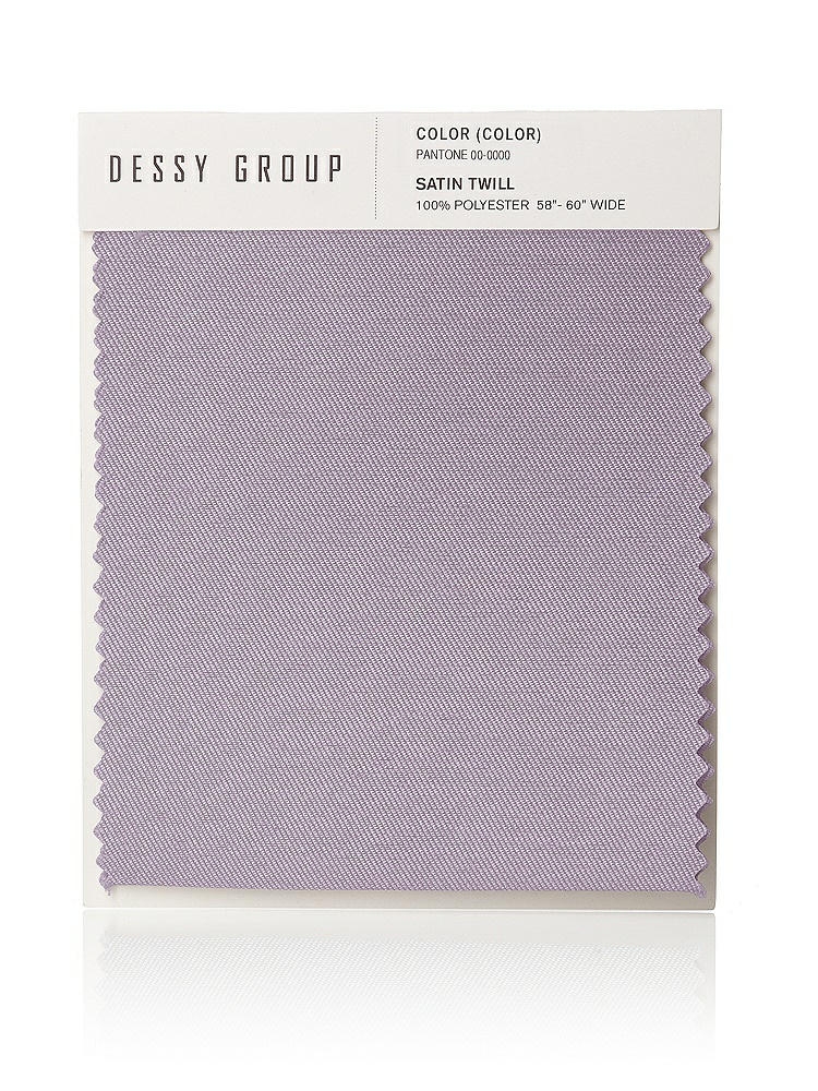Front View - Lilac Haze Satin Twill Swatch