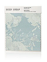 Front View Thumbnail - Porcelain Blue Seraphina Floral Satin Twill Swatch