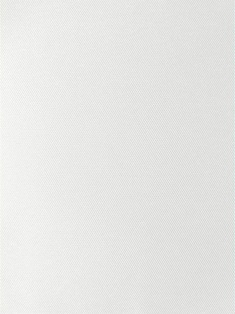 Front View - White Satin Twill Fabric by the Yard