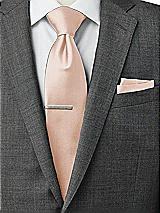 Rear View Thumbnail - Cameo Matte Satin Pocket Squares by After Six