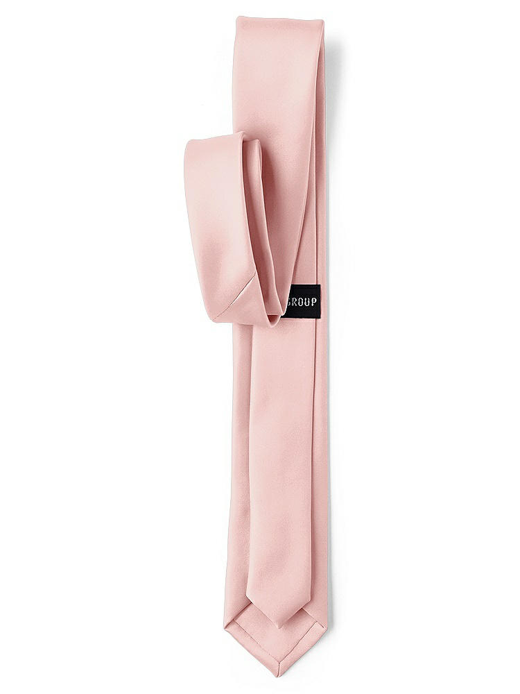 Back View - Rose Matte Satin Narrow Ties by After Six
