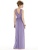 Rear View Thumbnail - Passion Maxi Chiffon Sleeveless Halter Dress