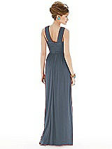 Rear View Thumbnail - Silverstone Maxi Chiffon Sleeveless Halter Dress