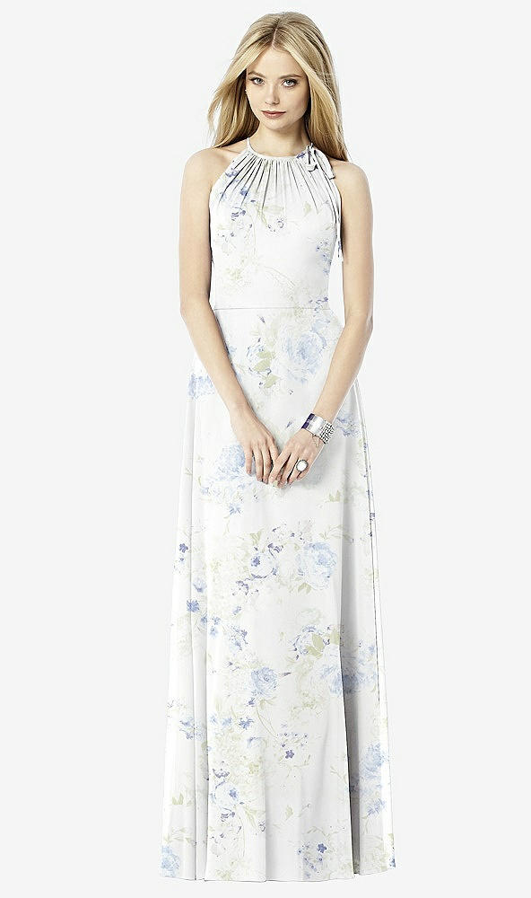 Front View - Bleu Garden After Six Bridesmaid Dress 6704