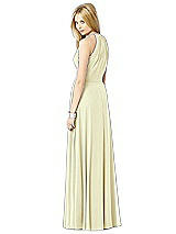 Rear View Thumbnail - Butter Yellow After Six Bridesmaid Dress 6704