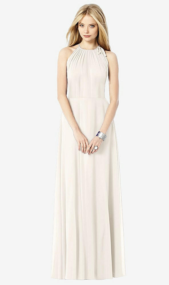 Front View - Ivory After Six Bridesmaid Dress 6704