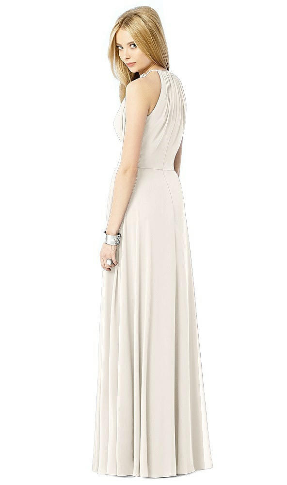 Back View - Ivory After Six Bridesmaid Dress 6704