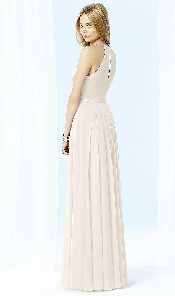 Back View - Ivory After Six Bridesmaid Dress 6705