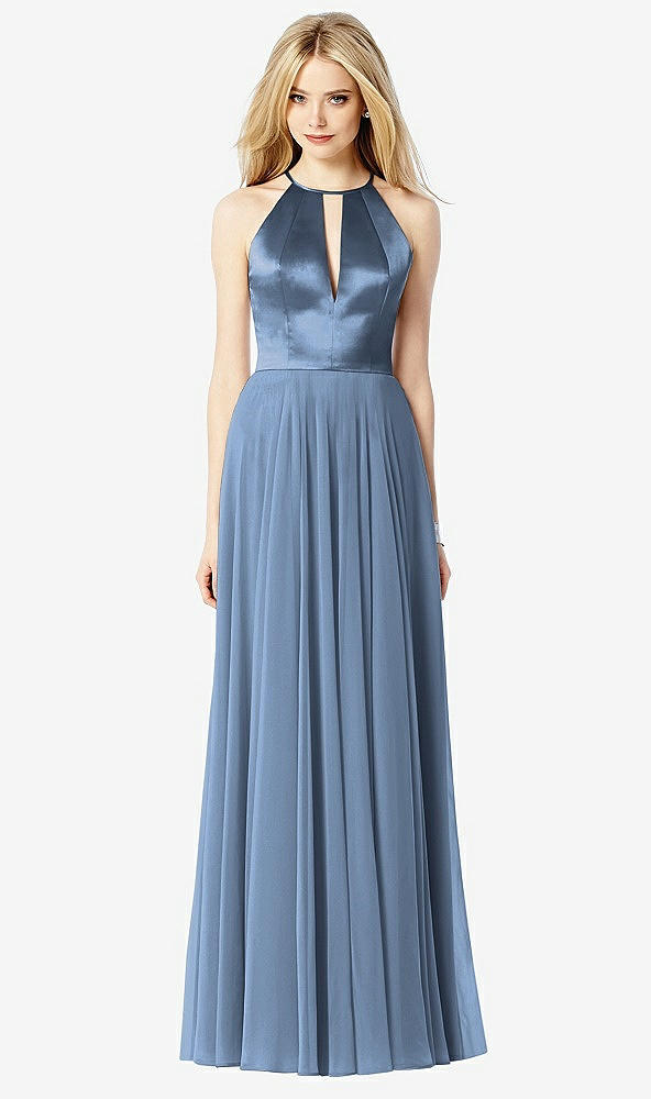 Front View - Windsor Blue After Six Bridesmaid Dress 6705
