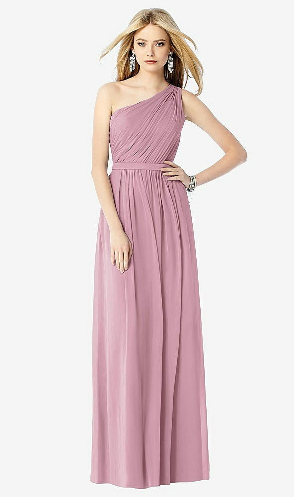 Front View - Dusty Pink After Six Bridesmaid Dress 6706