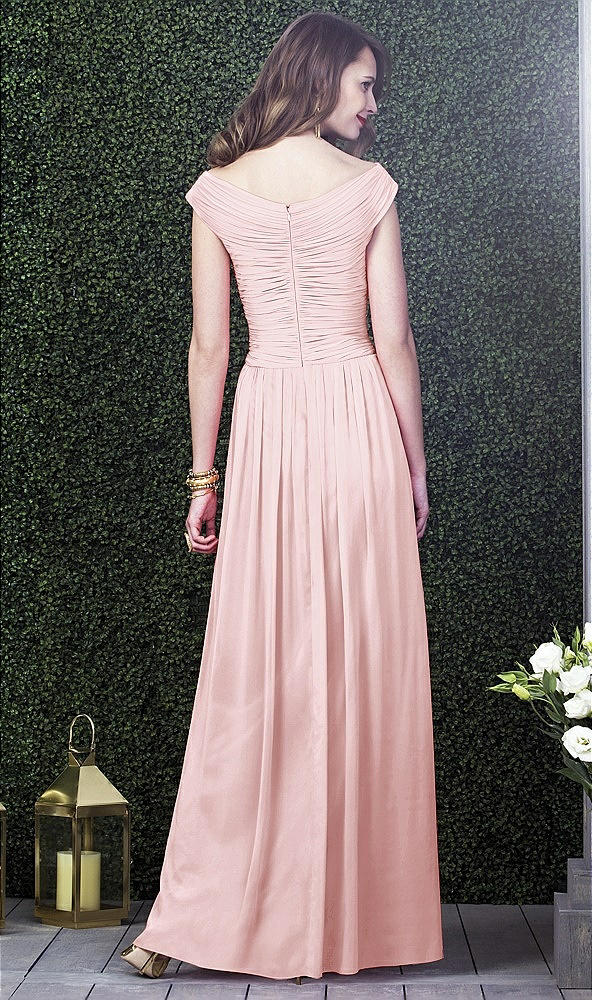 Back View - Ballet Pink Dessy Collection Style 2919