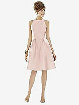 Front View Thumbnail - Blush Alfred Sung Style D696