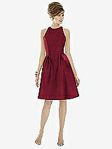 Front View Thumbnail - Burgundy Alfred Sung Style D696