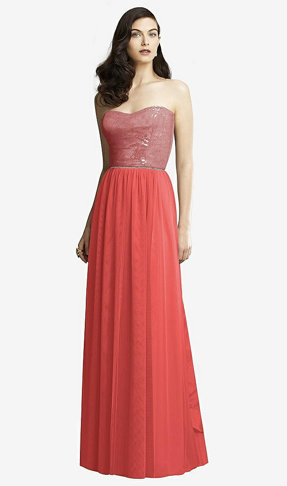 Front View - Perfect Coral Dessy Collection Style 2925