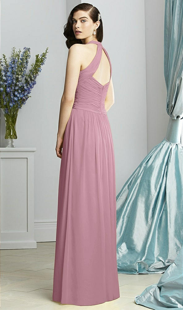 Back View - Dusty Pink Dessy Collection Style 2932