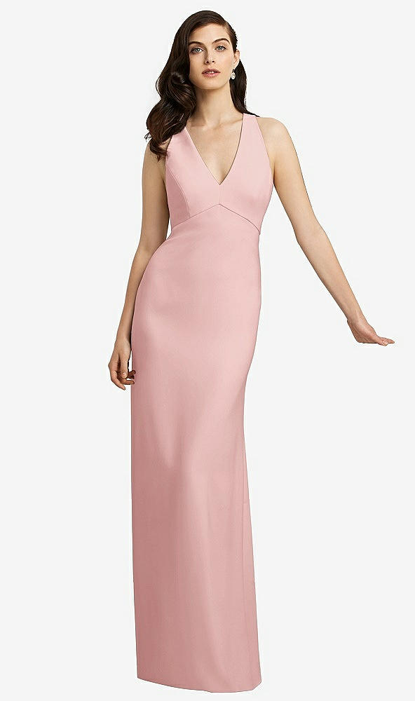 Front View - Rose Dessy Bridesmaid Dress 2938