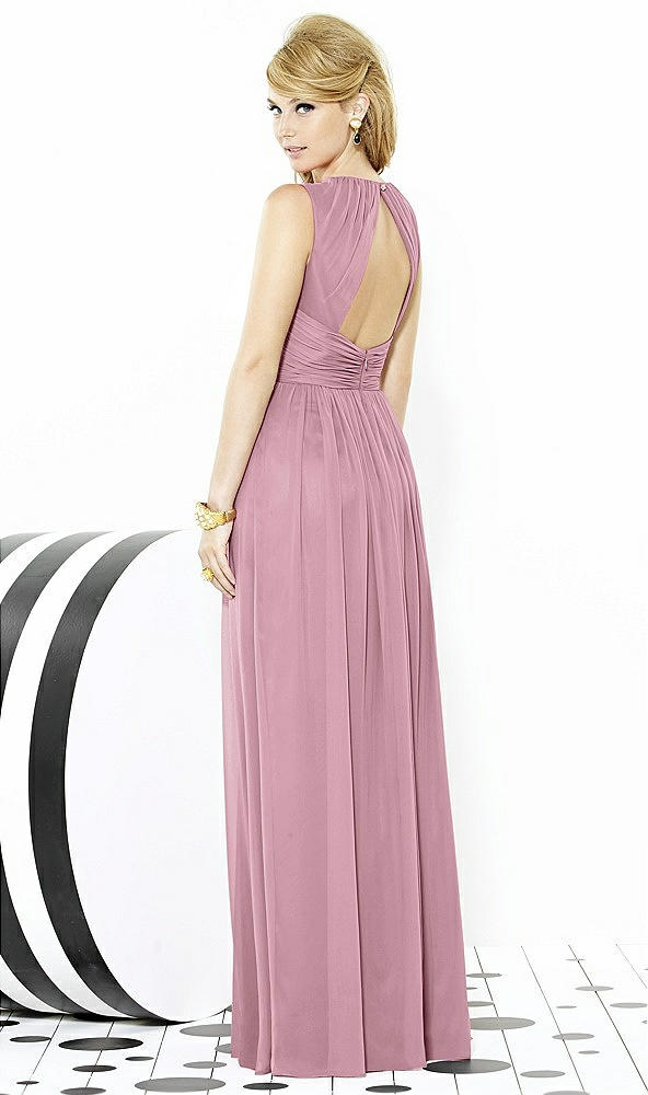 Back View - Dusty Pink After Six Bridesmaid Dress 6709