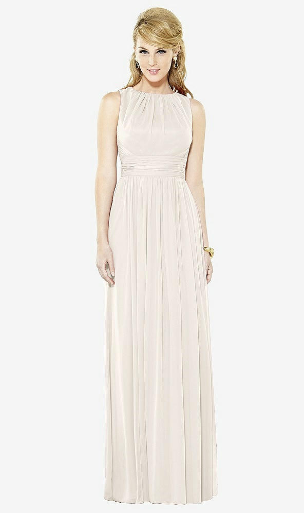 Front View - Ivory After Six Bridesmaid Dress 6709