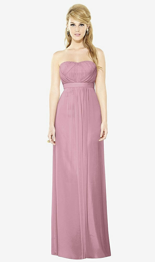 Front View - Dusty Pink After Six Bridesmaids Style 6710