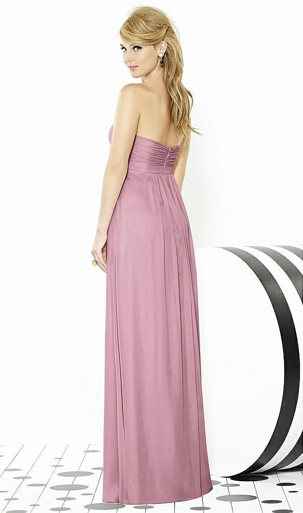 Back View - Dusty Pink After Six Bridesmaids Style 6710