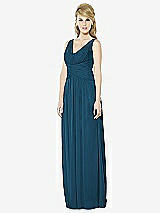 Front View Thumbnail - Atlantic Blue After Six Bridesmaid Dress 6711
