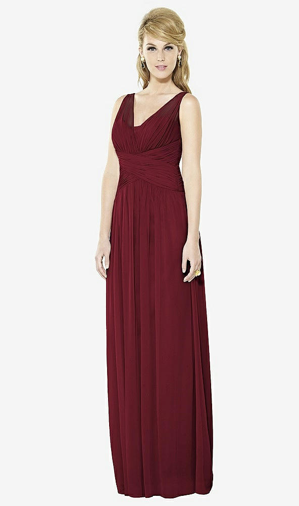Front View - Cabernet After Six Bridesmaid Dress 6711