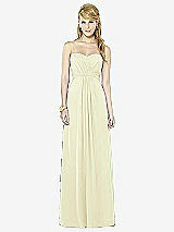Front View Thumbnail - Butter Yellow After Six Bridesmaid Dress 6713