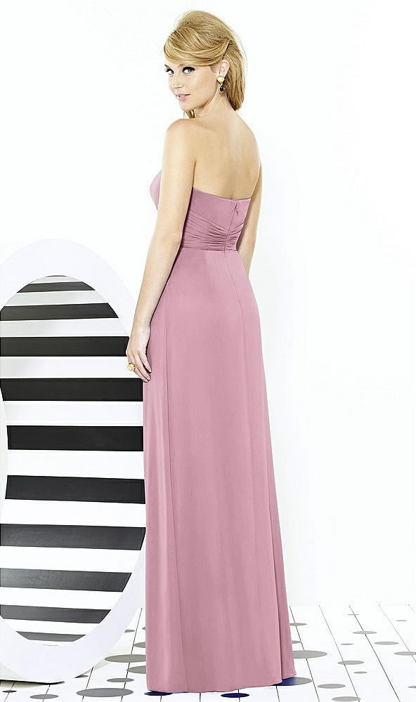 Back View - Dusty Pink After Six Bridesmaid Dress 6713