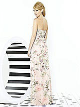 Rear View Thumbnail - Blush Garden After Six Bridesmaid Dress 6713